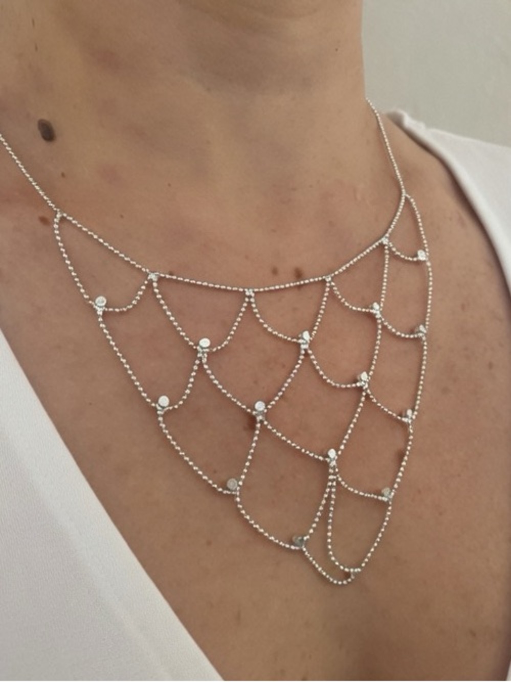 Avon Silver Chain Necklace
